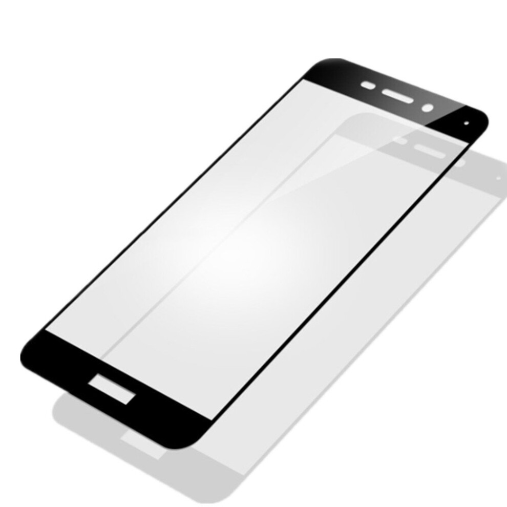 For Huawei Honor V9 Play 9H Surface Hardness 2.5D Arc Edge Full Screen Tempered Glass Film Screen Protector (Black) Black 700000668568