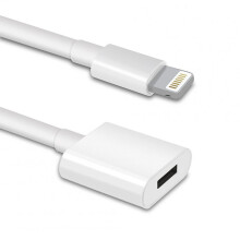 Male to Female Flexible Connector Adapter Charging Audio Video Extension Cable for Apple
