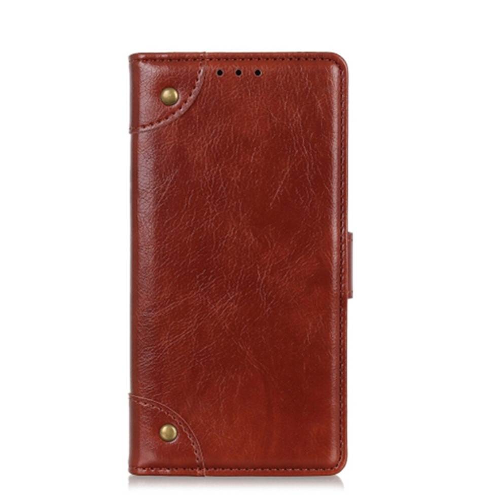Copper Buckle Nappa Texture Horizontal Flip Leather Case For Xiaomi Mi 9, With Holder & Card Slots & Wallet (Brown) Brown 700000653601