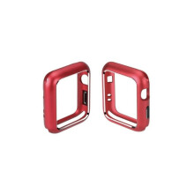 For Apple Watch iWatch Series 4/3/2/1 Magnetic Metal Bumper Case 38 mm red_38mm