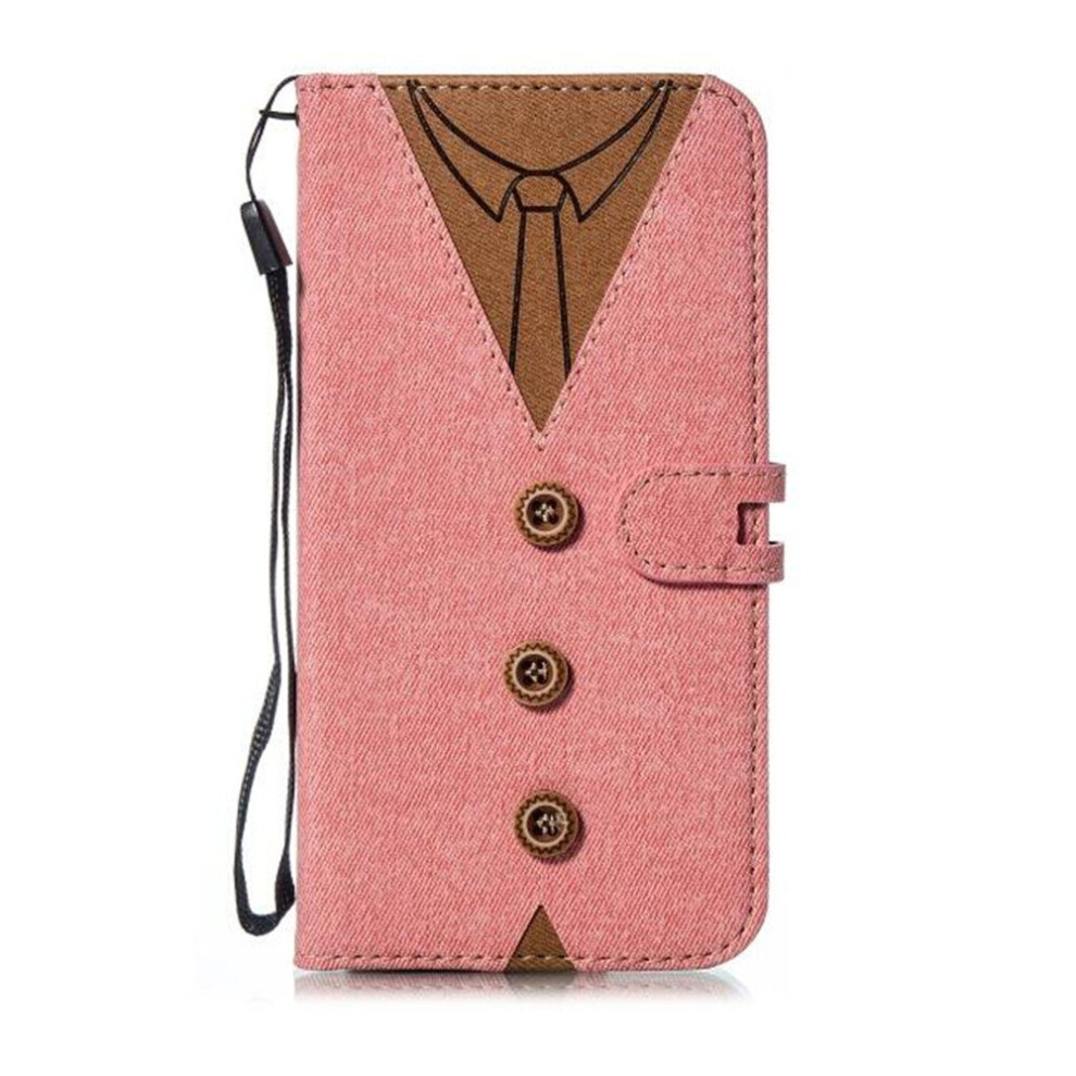 Splicing Embossed Male Style Horizontal Flip Leather Case For Iphone Xr, With Holder & Card Slots & Wallet & Lanyard (Pink) Pink 777178620537