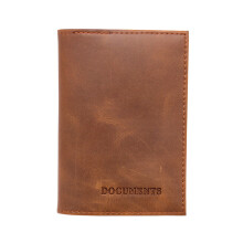 Russian Smooth Auto Driver License Bag Crazy Horse Genuine Pu Leather Cover with convenient for Car Driving Documents Card