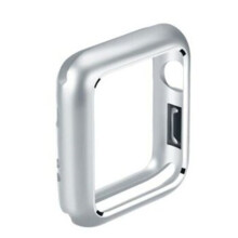For Apple Watch iWatch Magnetic Metal Bumper Case 42 mm Silver_42mm