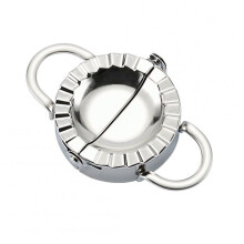 2Pcs Stainless Steel Dumpling Maker Wraper Dough Cutter Dumplings mold S