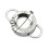 2Pcs Stainless Steel Dumpling Maker Wraper Dough Cutter Dumplings mold S 1