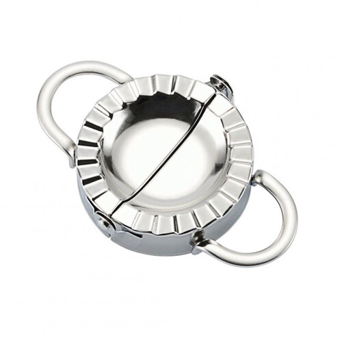 2Pcs Stainless Steel Dumpling Maker Wraper Dough Cutter Dumplings mold S