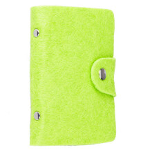 10 Pcs New Fashion 24 Bit Business Card Credit Card Holder Solid Felt Buckle Card Holders Organizer Manager for Women Men