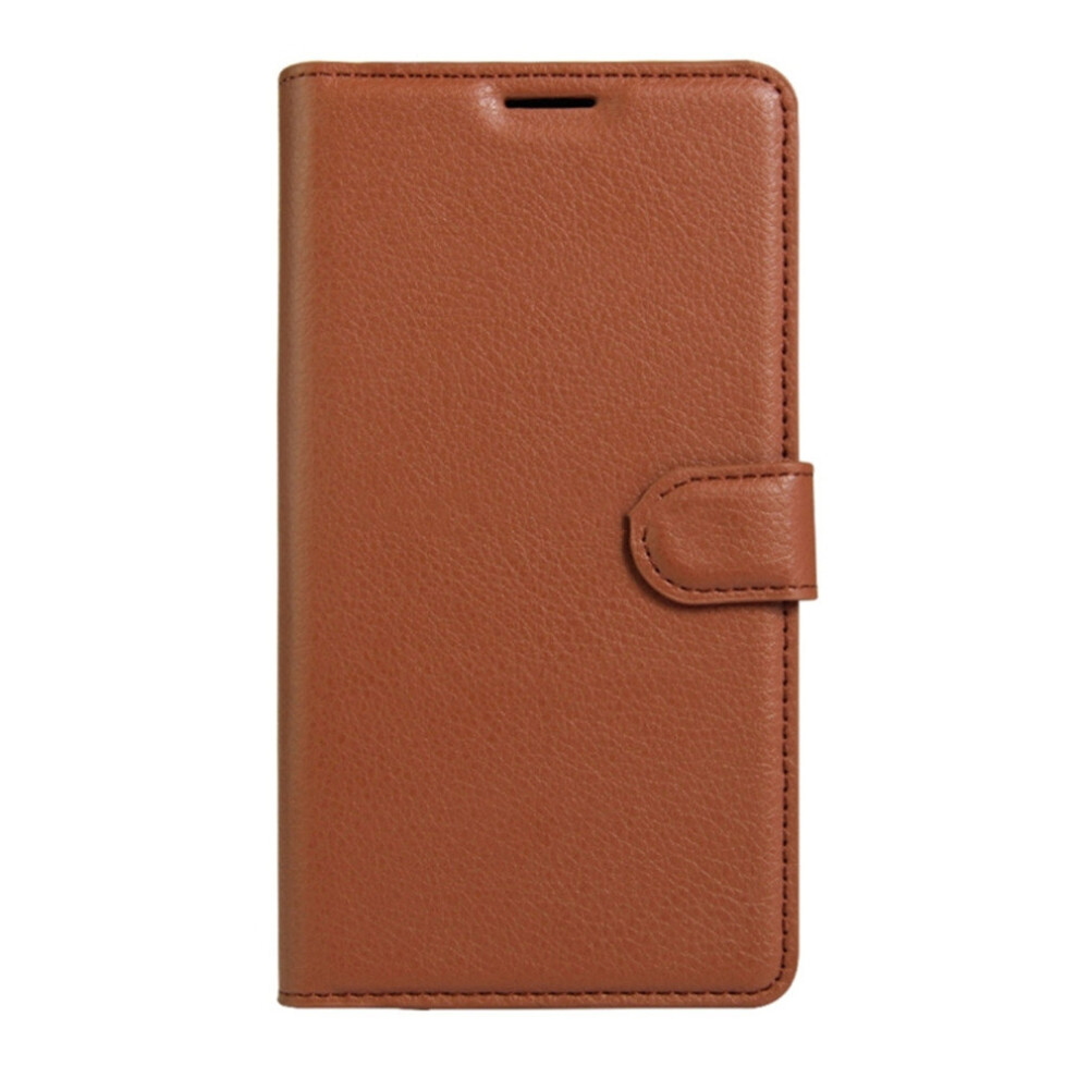2Pc For Huawei Mate 9 Litchi Texture Horizontal Flip Leather Case With Holder & Card Slots & Wallet(Brown) Brown 700000668667