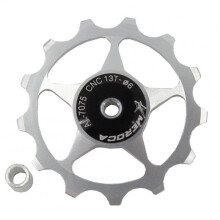 13T Aluminum Alloy MTB Mountain Bike Bicycle Rear Derailleur Pulley Jockey Wheel Road Bike Guide Roller For 7/8/9/10 Speed 13T silver