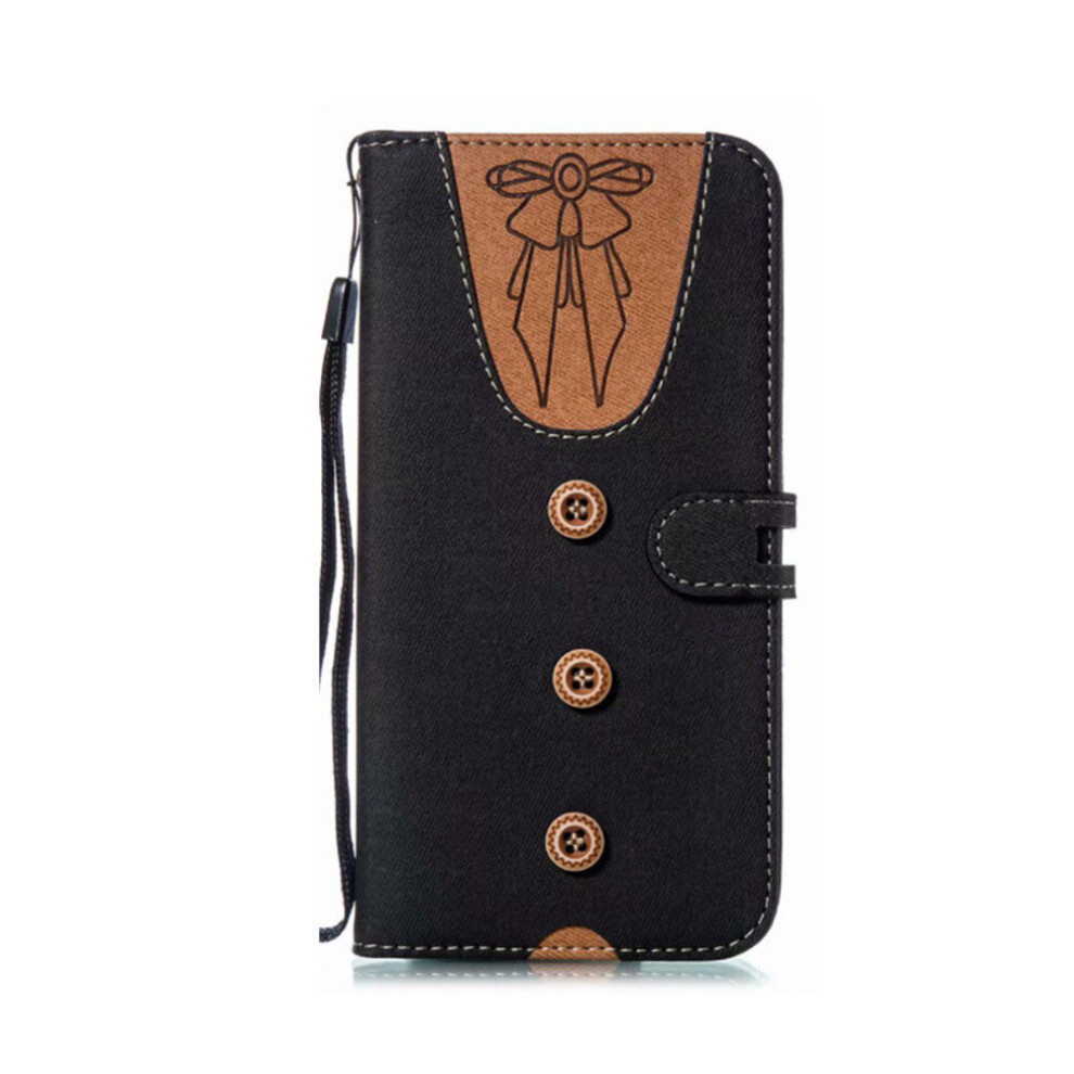 Splicing Embossed Female Style Horizontal Flip Leather Case For Galaxy Note9 With Holder & Card Slots & Wallet & Lanyard (Black) Black 777178620582