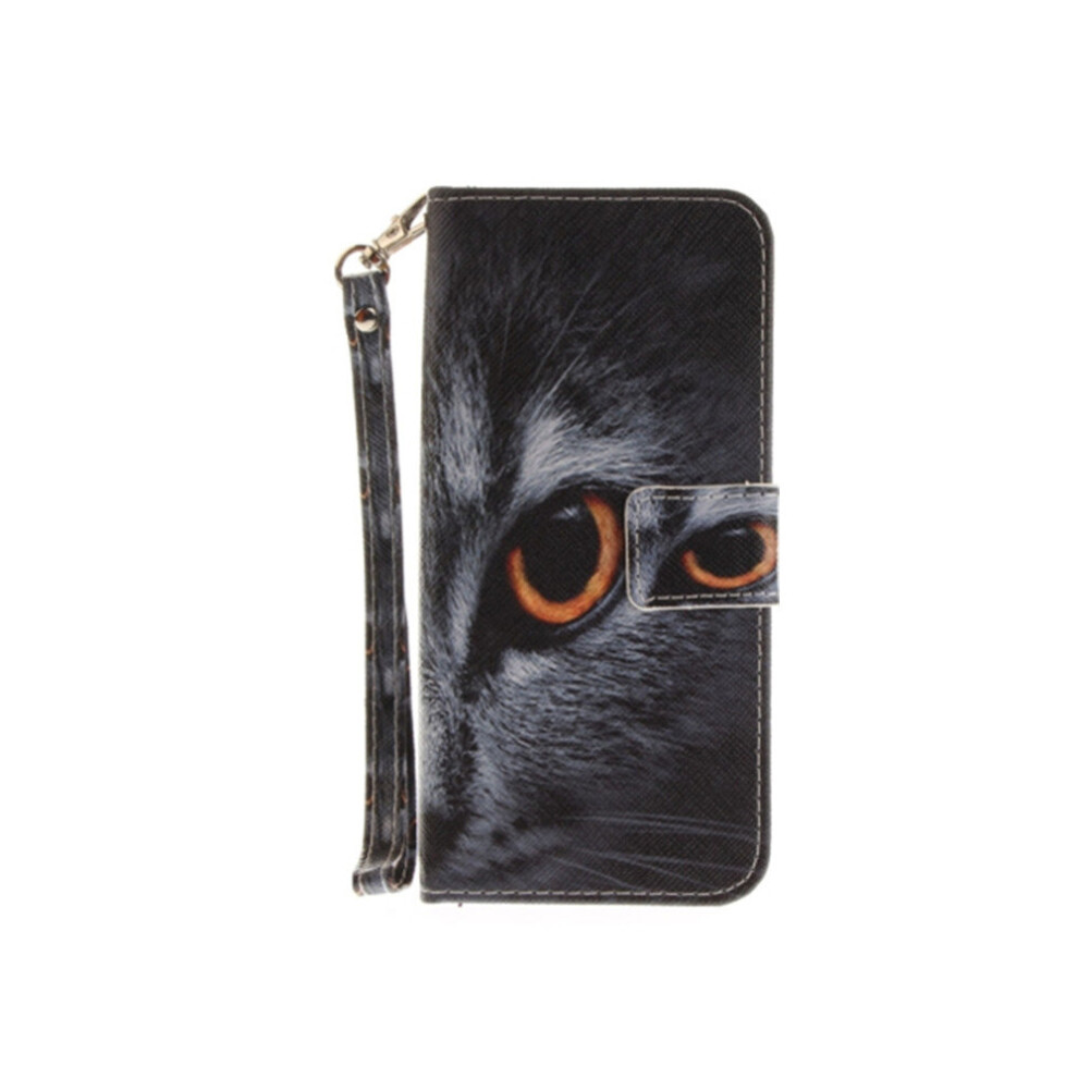 For Galaxy S8 + Half Face Cat Pattern Horizontal Flip Leather Case With Holder & Card Slots & Wallet & Lanyard 777178623149