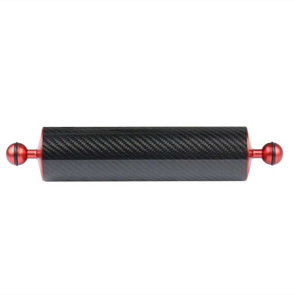12 Inch Carbon Fiber Float Buoyancy Aquatic Arm Dual Ball Floating Arm Diving Camera Underwater Diving Tray Red 700000578676