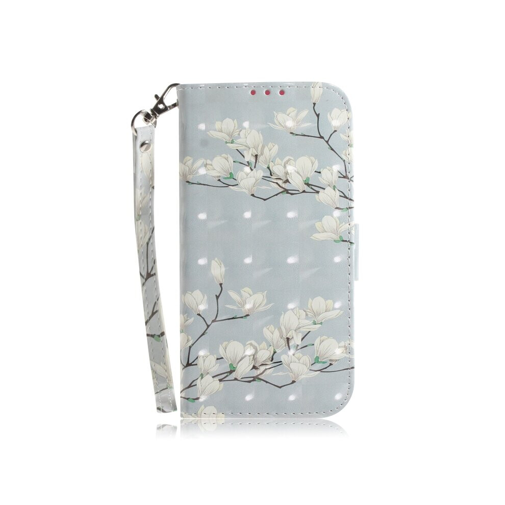 3D Coloured Drawing Horizontal Flip Leather Case With Holder & Card Slots & Wallet For Huawei Mate 20 X(Magnolia) 700000653687