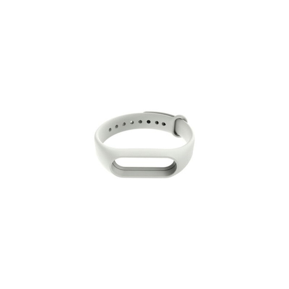 Fashion Simple Soft Silicone Replace Wrist Strap Wristband Bracelet For Xiaomi Mi Band 2 White 7061857213619