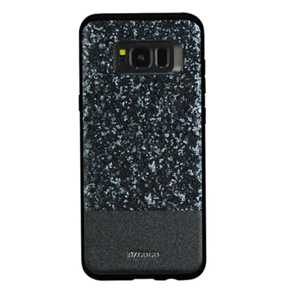 For Galaxy S8 Pu + Tpu + Pc Sequins Grind Arenaceous Protection Case (Black) Black 777178622883