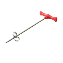 10Pcs Stainless Steel Vegetables Spiral Knife Carving Tool for Carrot Cucumber Salad red