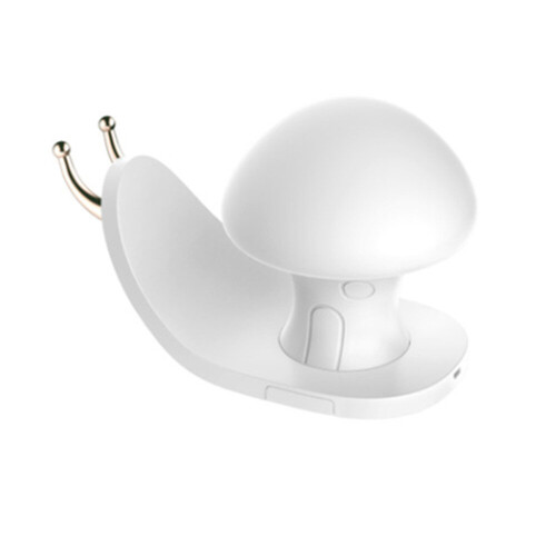 Lovely Cute Snail LED Lamp Wireless Touch Sensor Silicone Children Kids Baby Bedside Decoration Christmas Night Light white