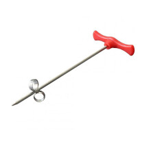 11Pcs Stainless Steel Vegetables Spiral Knife Carving Tool for Carrot Cucumber Salad red