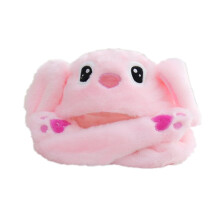 Girl Women Cute Funny Cartoon Hat with Moving Ears for Summer 002
