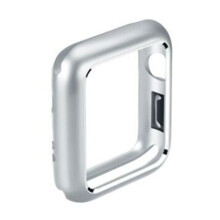 2 Pcs For Apple Watch iWatch Series 4/3/2 Magnetic Metal Bumper Case 40 mm Silver_40mm