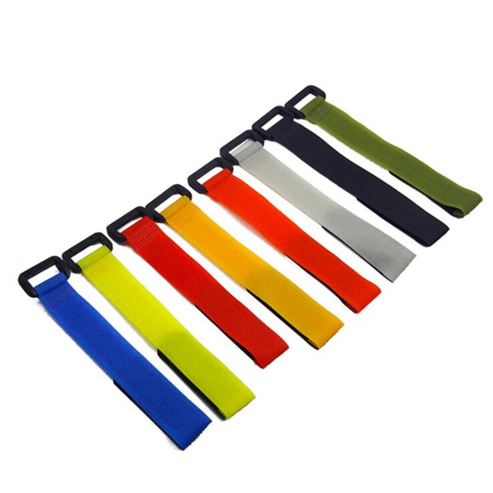 20PCS  Fishing Rod Tie Holders Straps Belts Suspenders Fastener Hook Loop Cable Cord Ties Belt Fishing Tackle Fishing Accessories ColorÂºRandom-image-OPC-P6Z9XQB-NEW