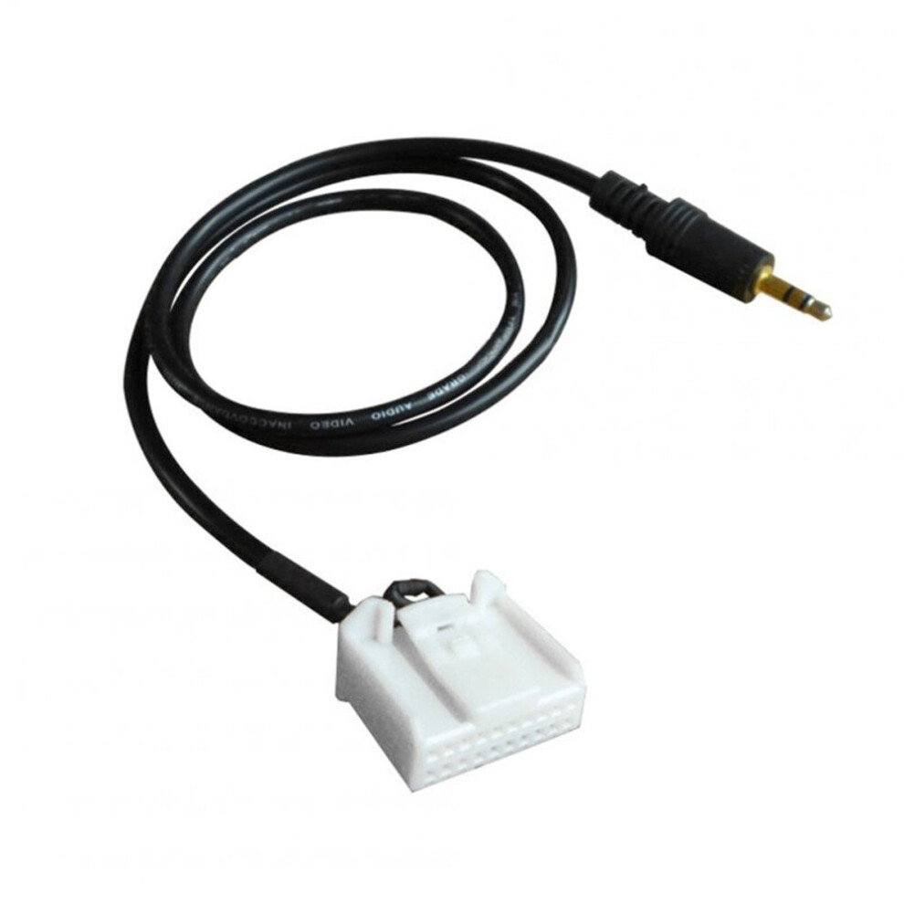 2Pc 3.5Mm Aux In Input Cable Audio Radio Male Interface Adapter Cable For Mp3 For Toyota Camry Rav4 Corolla 7061857201449