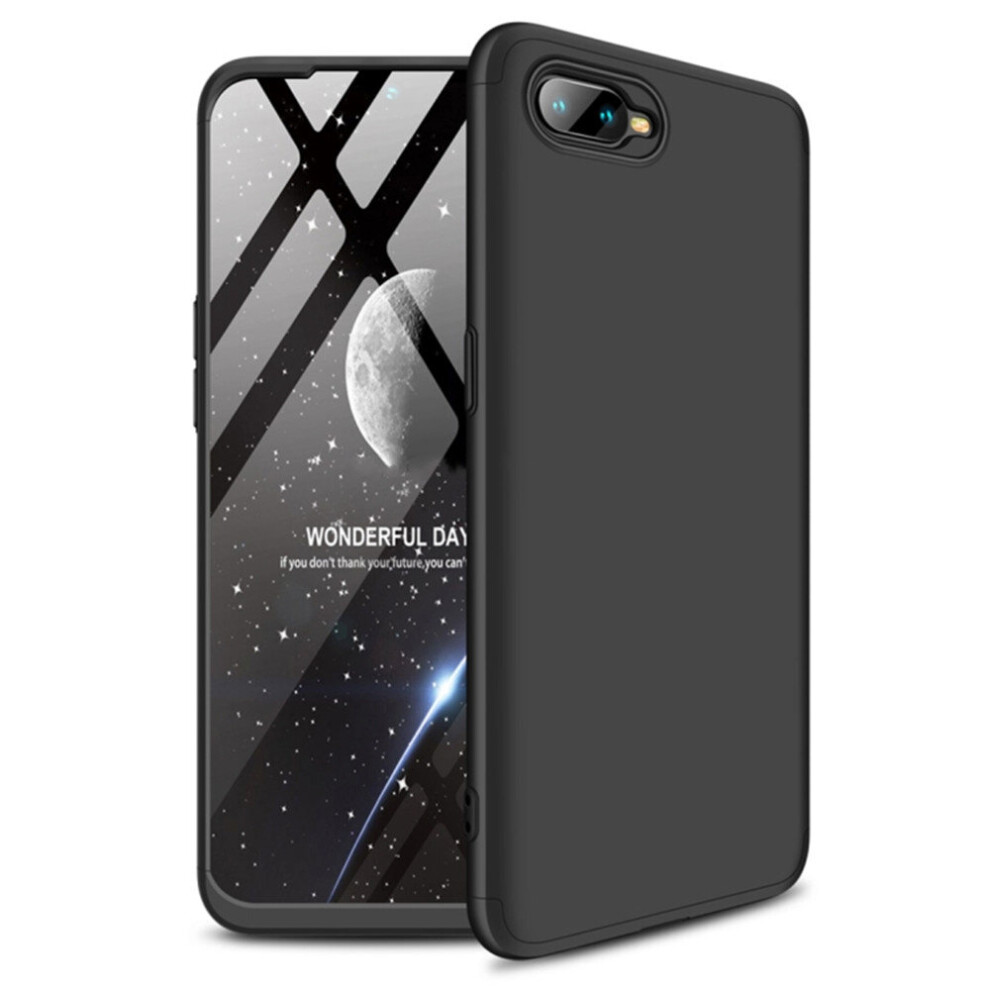 Three Stage Splicing Full Coverage Pc Case For Oppo K1 (Black) Black 700000668803