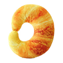 Emulational U Shape Sleep Pillow Cute Shape Neck Pillow for Travel Home Decoration bread