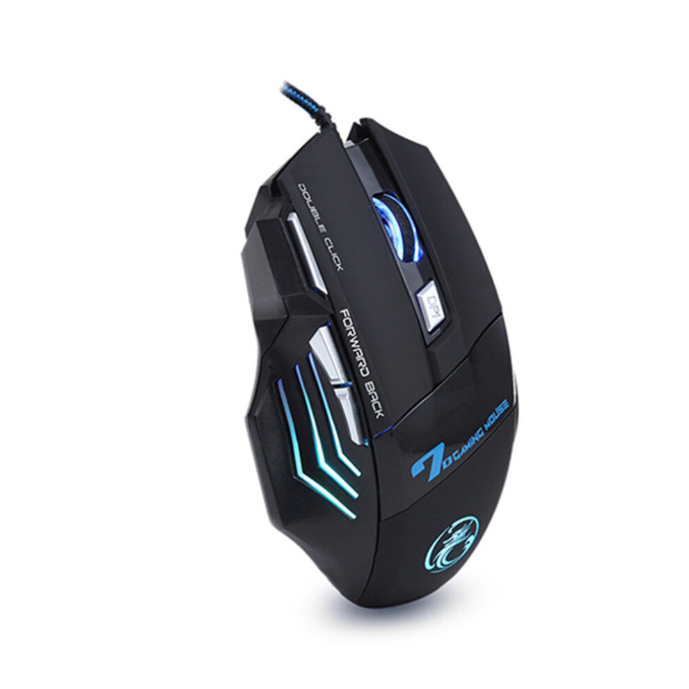 Ergonomic Wired Gaming Mouse 7 Button Led 5500 Dpi Usb Computer Mouse Gamer Mice X7 Silent Mause With Backlight For Pc Laptop 7061857284039