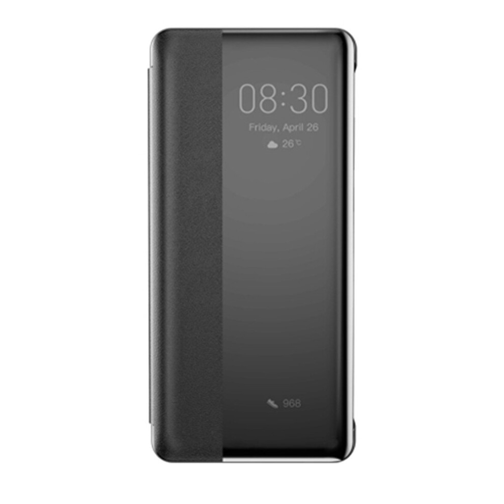 Intelligent Horizontal Flip Protective Case For Huawei P30 Pro, With Smart View Window & Sleep Wake-Up Function (Black) Black 700000666267