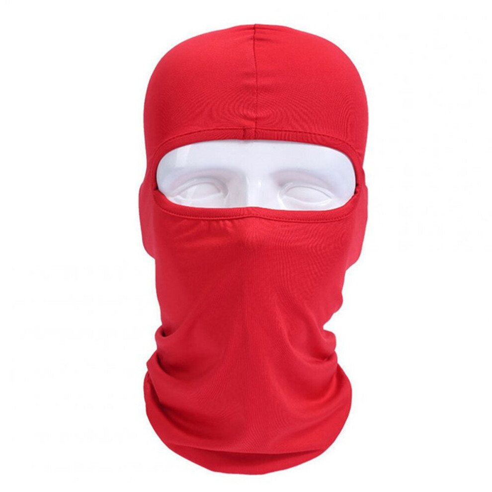 4 Pcs Lycra Fabrics Ski Face Mask Motorcycle Cycling Bike Skateboard Balaclava Red_average Size Multicoloured 700000618853