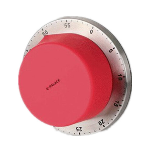 Home Kitchen Timer Alarm Clock for Student Time Management red
