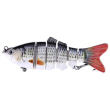 2PCS  Sinking Wobblers Fishing Lures 10cm 17.5g 6 Multi Jointed Swimbait Hard Artificial Bait Pike/Bass Fishing Lure