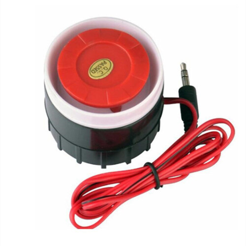 2PCS Wired Mini Horn Siren Home Security Sound Alarm System