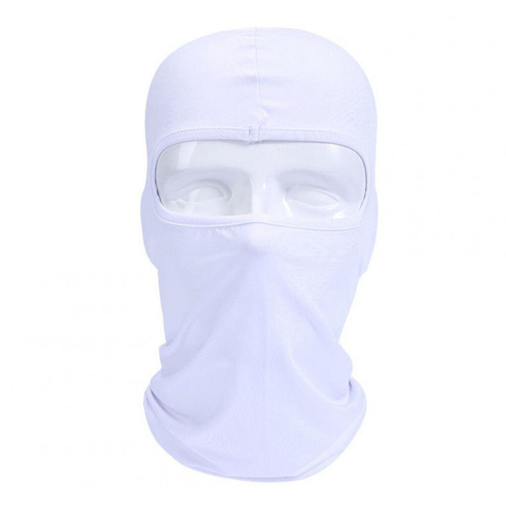 8 Pcs Lycra Fabrics Ski Face Mask Motorcycle Cycling Bike Skateboard Balaclava White_average Size Multicoloured 700000618907