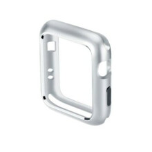 For Apple Watch iWatch Series 4/3/2/1 Magnetic Metal Bumper Case Silver_44mm