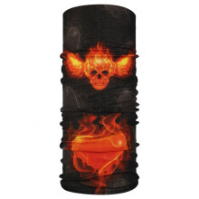 6PC Multifunction Seamless Skull Pattern Magic Riding Mask Warm Scarf Halloween Props 92#_25*50CM or so