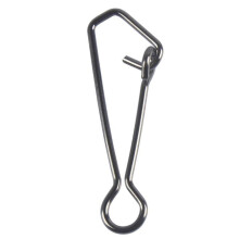 100PCS Sea Snap Hooks for Fishing Stainless Steel Fishing Swivels Fishing Hook Line Connector 1# Snap Clips