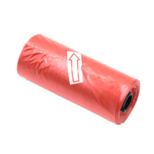 20PCS   Plastic Garbage Bag Rubbish Bags Special for Baby Diapers Abandoned   red
