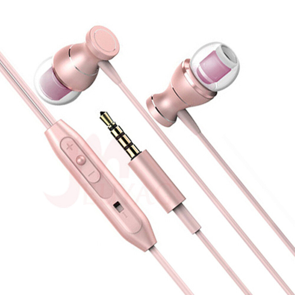 2 Pcs Metal Magnetic Earphone Sport Running In-Ear Earphones Handsfree Earbuds Headphones With Mic Stereo Headset 7061857276584