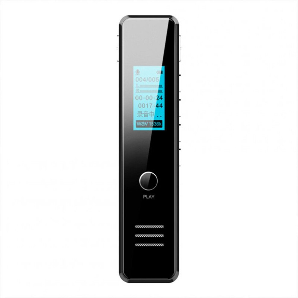 Portable Black Noise Reduction Digital Voice Recorder Student Reporter Mp3 Recorder Built In Microphone black-image-OPC-P6Z9ZBT-NEW