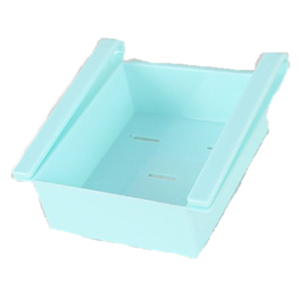 4PC Pull-out Refrigerator Storage Compartment Storage Box Kitchen Twitch Classification Storage Box blue-image-OPC-P6Z9ZMP-NEW