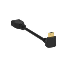 Opposite Right-angle 90 Degree Mini HDMI Male to HDMI Female Converter Adapter Cable Converter Adapter HDTV Connector
