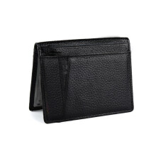 2 Pcs Super Slim Soft Wallet Genuine Leather Mini Credit Card Wallet Purse Card Holders Men Wallet Thin Small