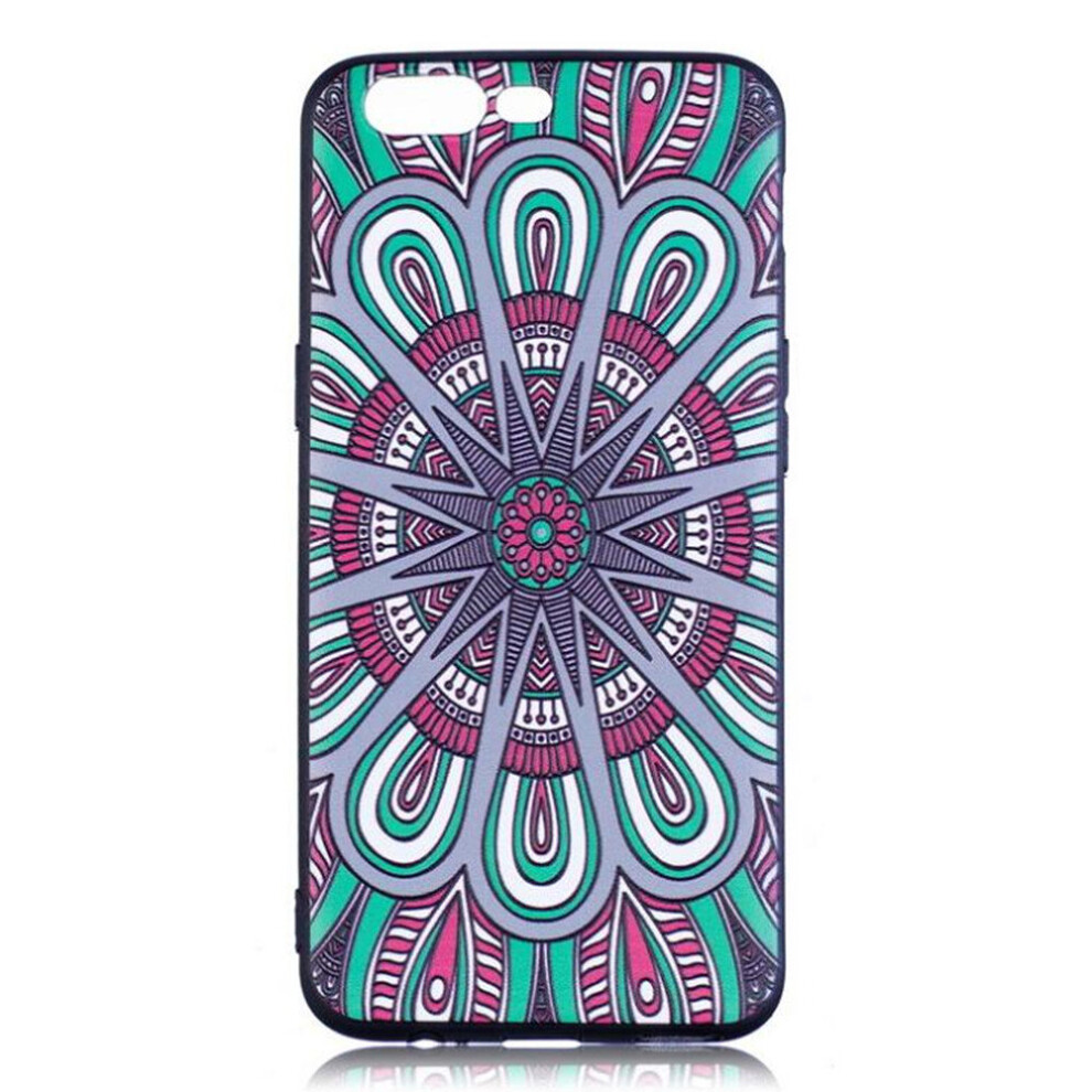 For Oneplus 5 National Wind Disk Pattern Stereo Relief Soft Tpu Protective Back Case 777178618510