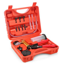 1Set Hand Held DIY Brake Fluid Bleeder Tools Vacuum Pistol Pump Tester Kit Aluminum Pump Vacuum Gauge