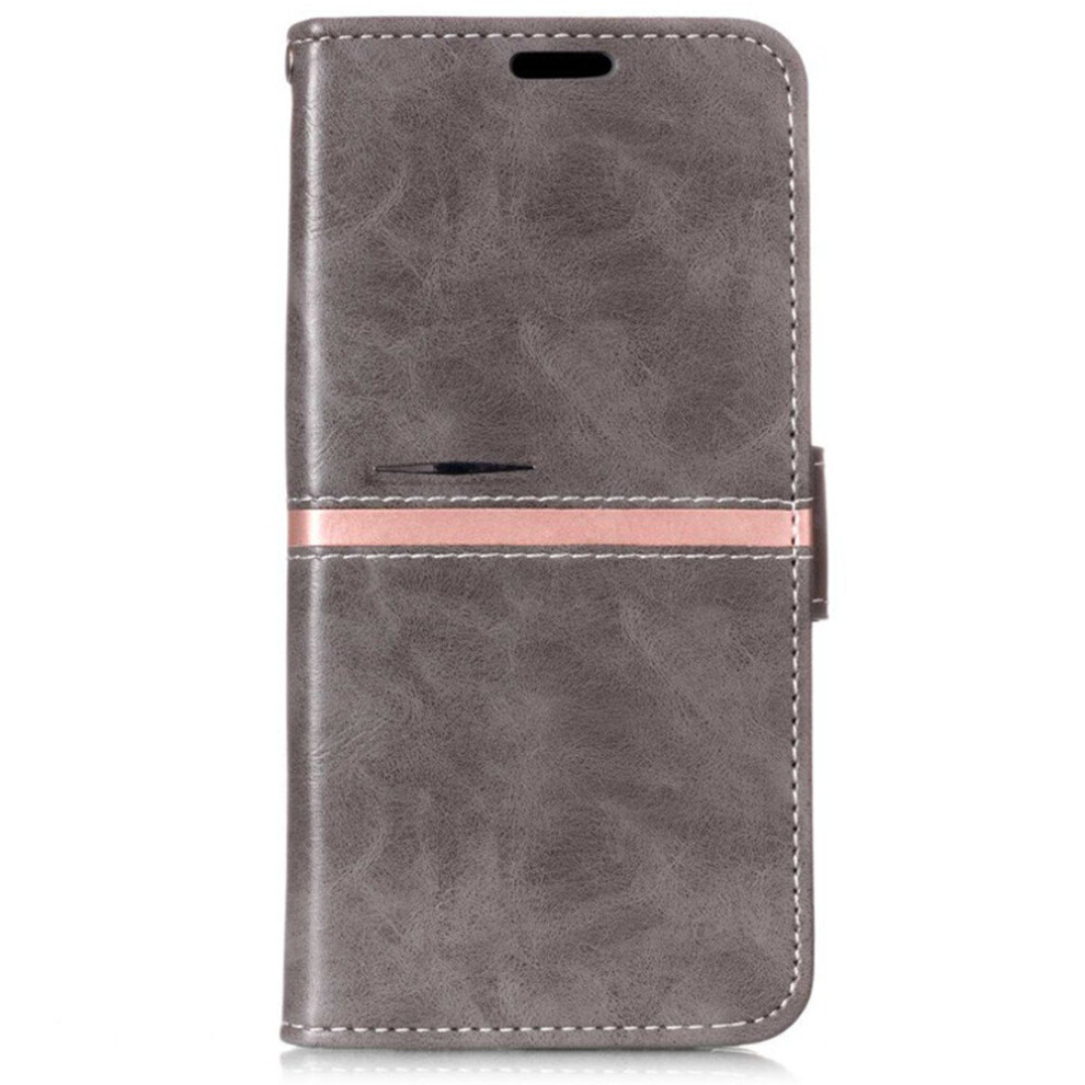 For Galaxy S9 Crazy Horse Texture Pu Leather Horizontal Flip Leather Case With Holder & Card Slots & Wallet & Photo Frame & Lanyard(Grey) Grey 777178623521