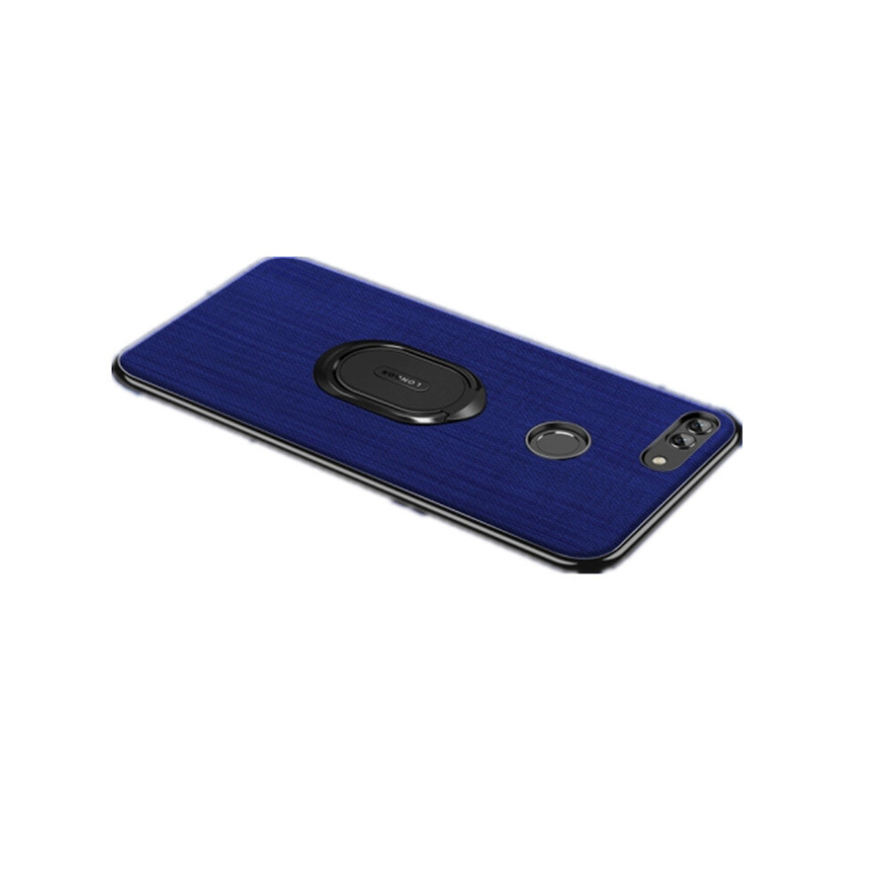 Shockproof Pc + Tpu Case For Huawei Nova 2, With Metal Holder (Blue) Blue 700000666618
