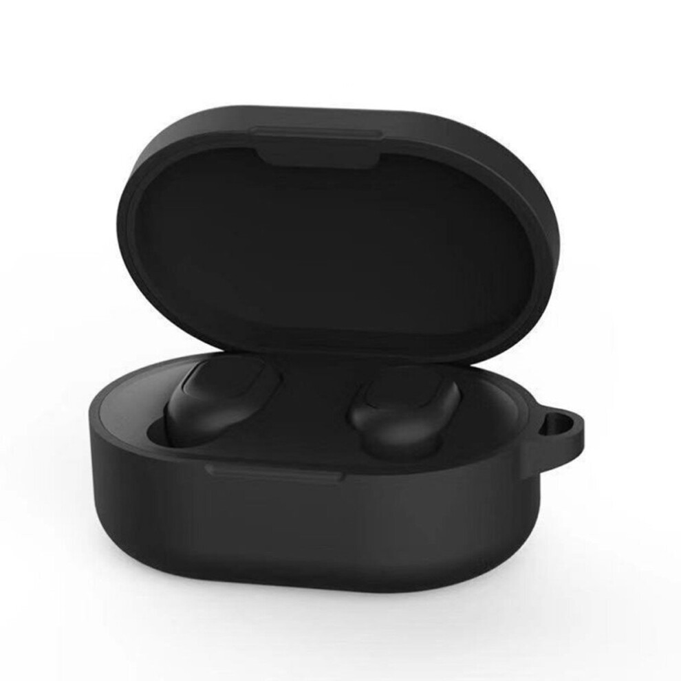 5PCS  Silicone Earphone Case Cover for Xiaomi Redmi Airdots TWS Headphone Sports Bluetooth Earphone Case with Hook black-image-OPC-P6ZB29K-NEW