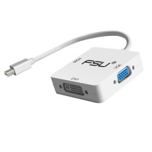 3 in 1 Mini DP DisplayPort to HDMI VGA DVI Adapter Mini DP Cable Converter for Mac Book Pro Air Monitor Mini DisplayPor